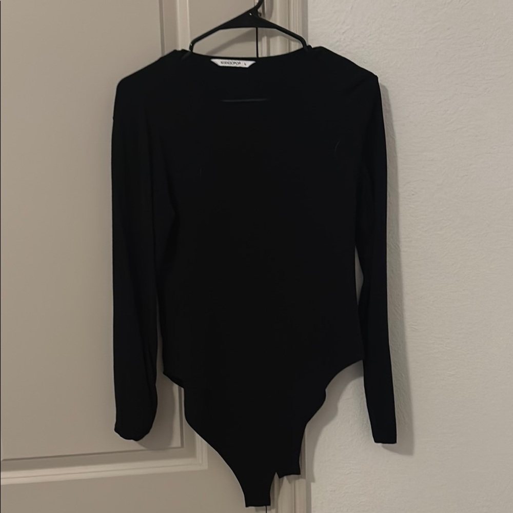 MangoPop Elegant Black Blouse